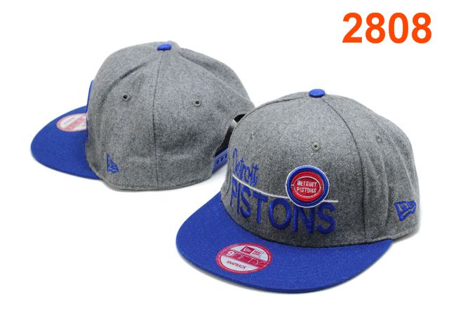 Detroit Pistons NBA Snapback Hat PT104